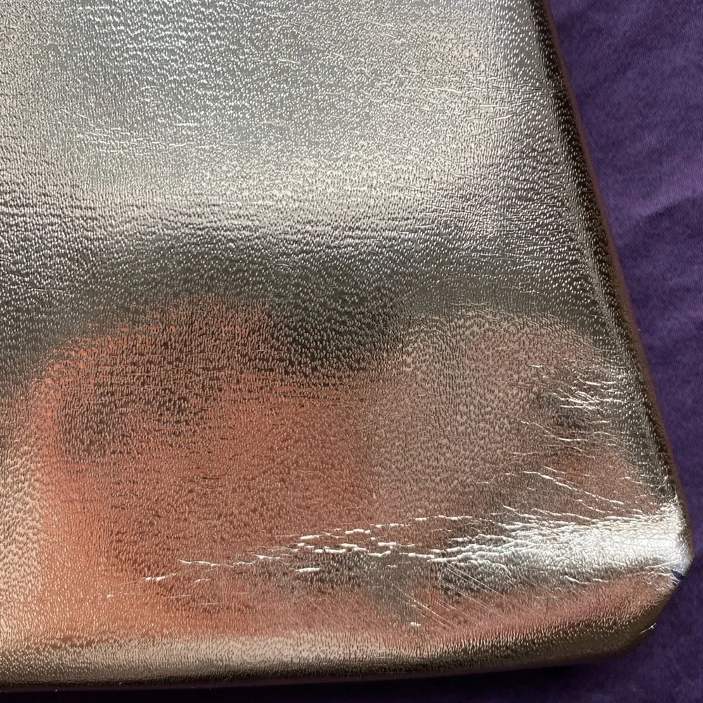 Vtg 60s/70s HL Harry Levine USA Gold Tone Kiss Lock Clutch/Evening Bag